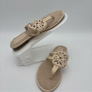 Sam‎ Edelman Cream Cutout Sandals